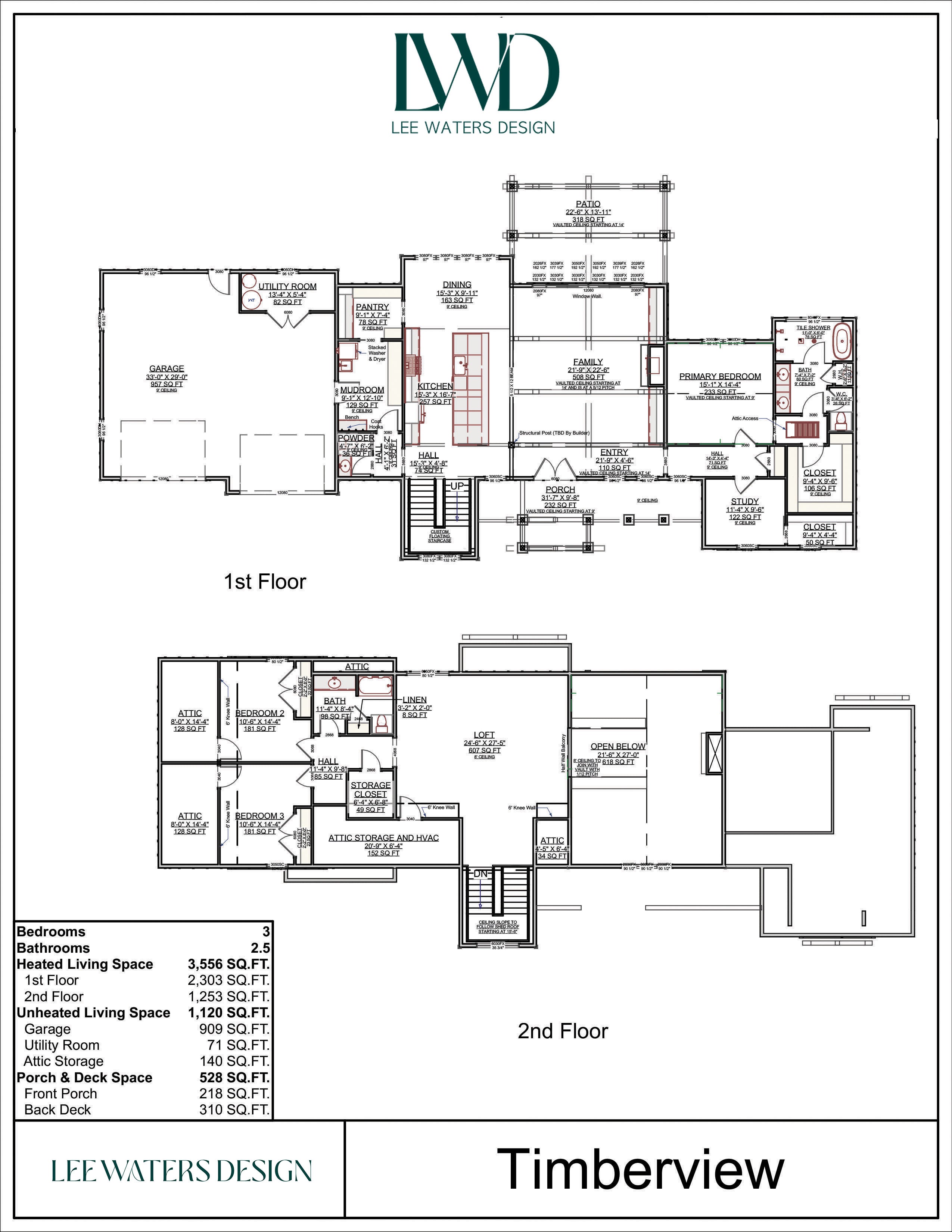 Floor Plan for Timberview
