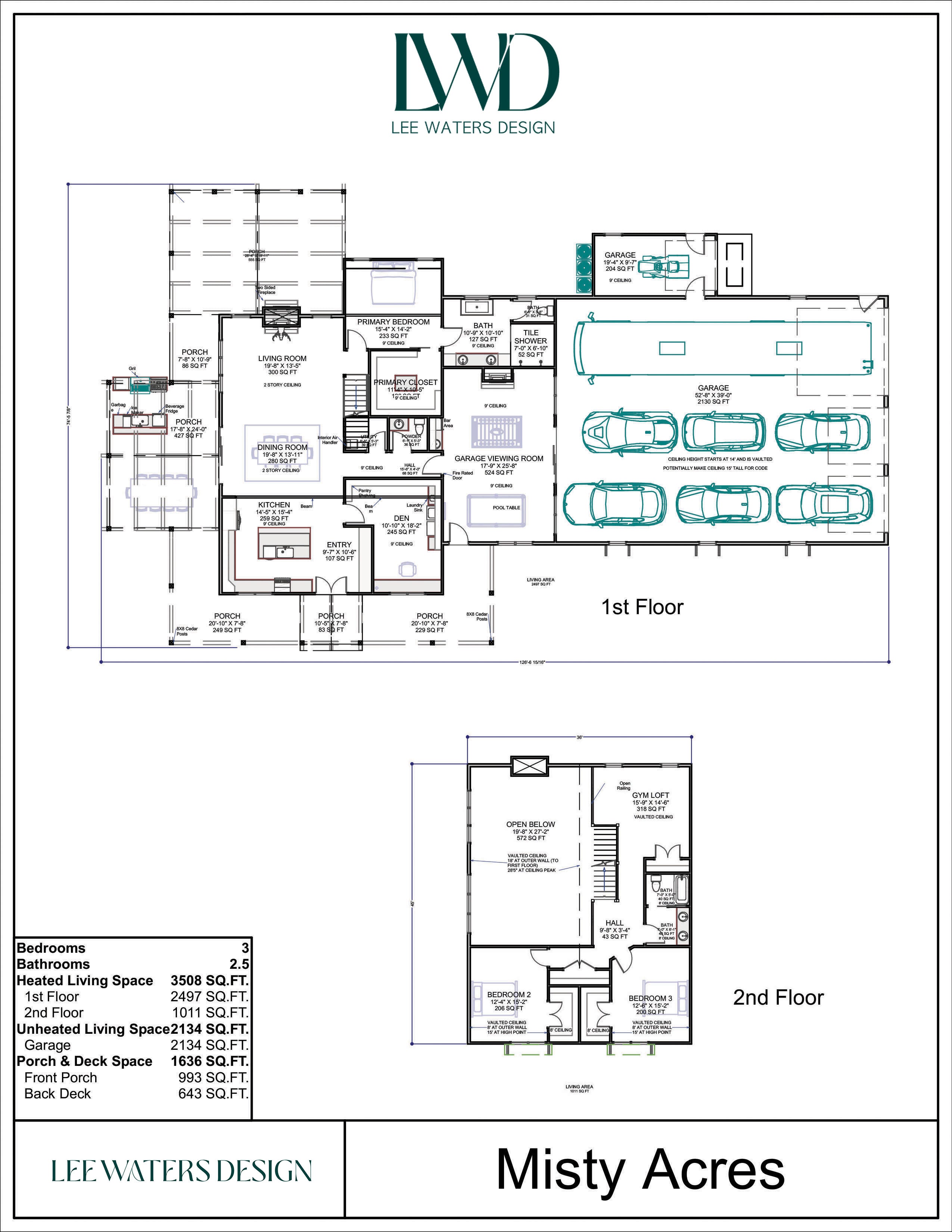 Floor Plan for Misty Acres